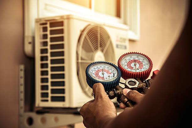 Professional Ductwork Repair technician working in Groton, MA